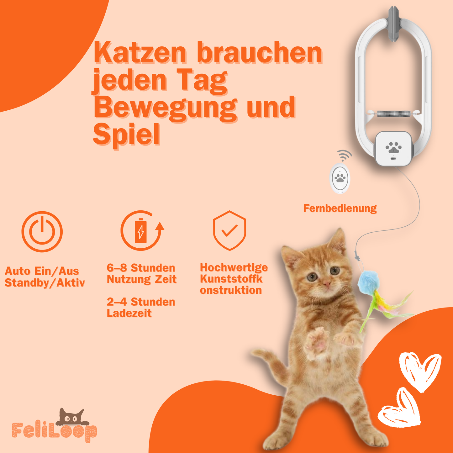 FeliLoop® Interaktives Katzenspielzeug